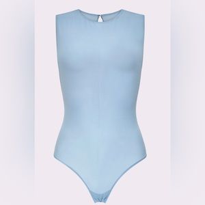 Parade Luxe Sleeveless Bodysuit | Sexy Silky Mesh × 1
S / Bubble Bath Blue